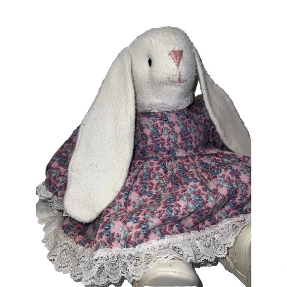 Handmade Bunny With Handmade Clothes - Picture 2 of 14